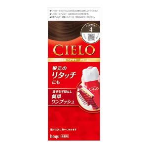 CIELO Hair Color EX Cream for gray hair 4Light Brown