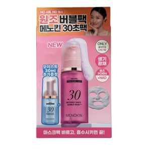 MENOKIN 30 Seconds Bubble Mask Revital Rose 95ml+30ml