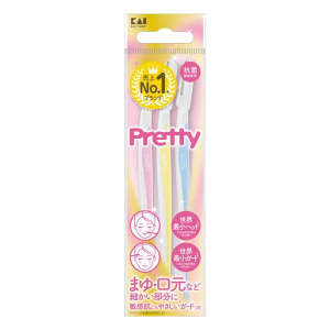 KAI Japan Eyebrow Razor Pretty Slim L - 3 pieces
