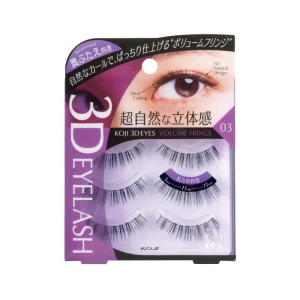 Koji 3D EYES Eyelash 3 Pairs - 03 Volume fringe