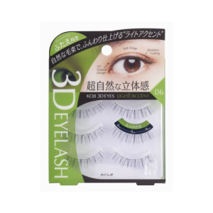KOJI 3DEYES Eyelash 3 Pairs - 06 Light Accent