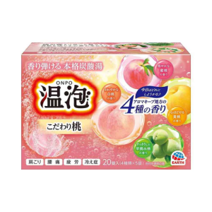 ONPO Peach Carbonated Bath Tablets 20pcs