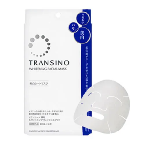 Transino Medicated Whitening Facial Mask (20ml x 4 Masks)