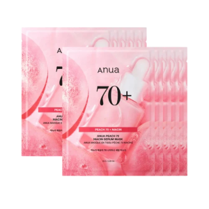 ANUA  Peach 70 Niacin Serum Mask 10 pcs