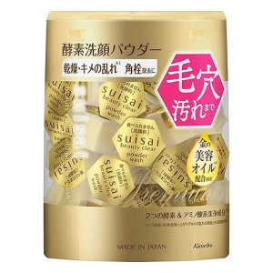 Kanebo suisai Beauty Clear Gold Powder Wash 0.4g × 32 Capsules