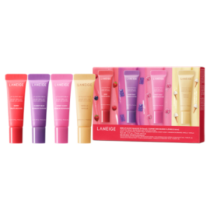 LANEIGE Lip Glowy Balm Set 4pcs Mini