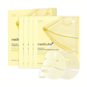 Medicube Kojic Acid Turmeric Brightening Gel Mask - 4pcs