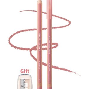 CLIO Velvet Lip Pencil Set - 12 Blush Pink