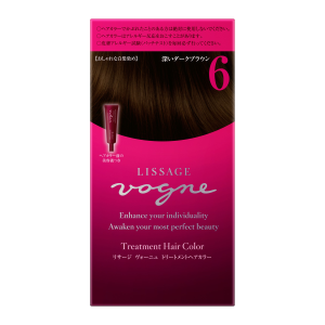 LISSAGE VOGNE Treatment Hair Color 6 Deep Dark Brown
