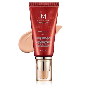 Missha Ladies Perfect Cover BB Cream Light Beige #21