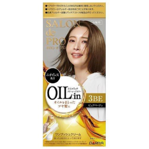 Salon de Pro Oil Rich Cream Hair Color for Gray Hair Pure Beige 3BE